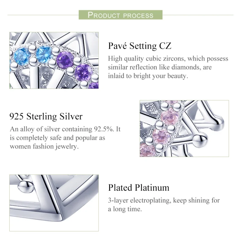 (imagem para) Charm Roda gigante life Pandora - SCC1028 - Visualizar 7