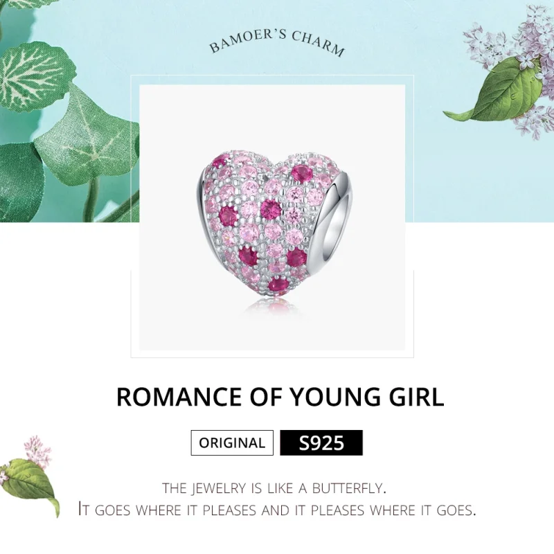 (imagem para) Charm Romance de jovem life Pandora - BSC118 - Visualizar 6