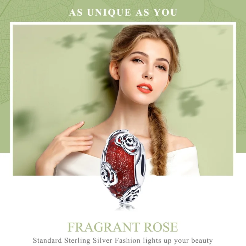 (imagem para) Charm Rosa perfumada life Pandora - SCC1030 - Visualizar 2