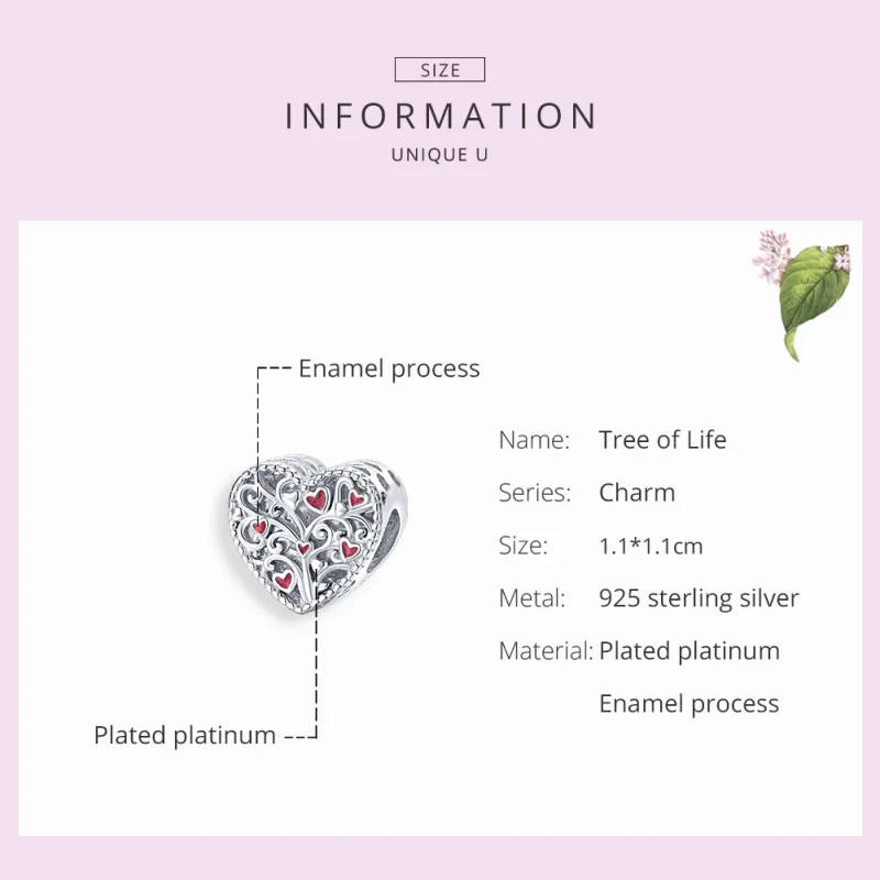 (imagem para) Charm Árvore da Vida life Pandora - BSC279 - Visualizar 7