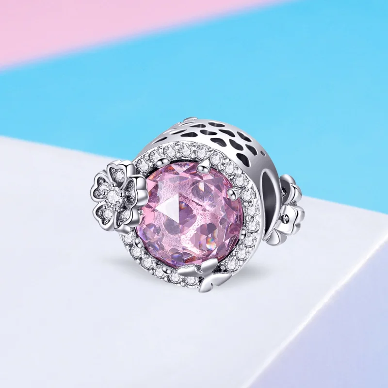 (imagem para) Charm Sabor rosa life Pandora - SCC904 - Visualizar 2