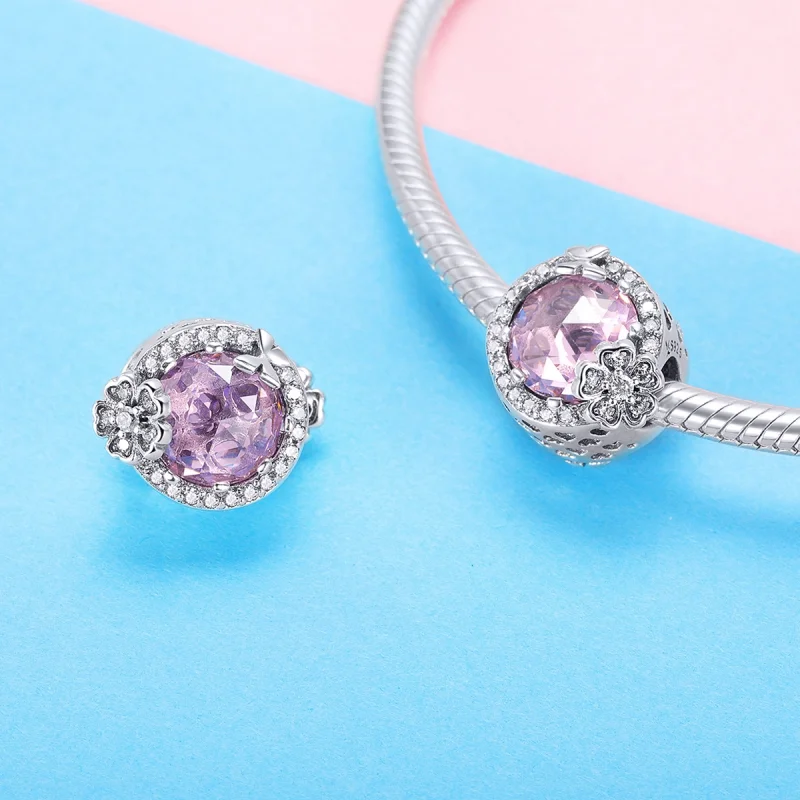 (imagem para) Charm Sabor rosa life Pandora - SCC904 - Visualizar 4