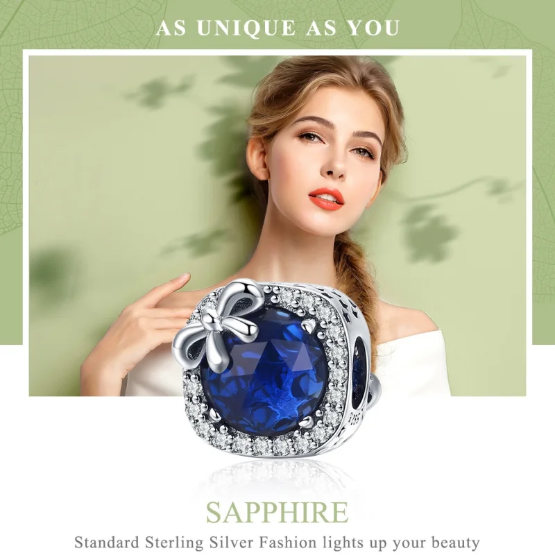 (imagem para) Charm Safira life Pandora - SCC1058 - Visualizar 2