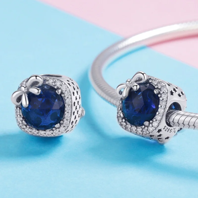 (imagem para) Charm Safira life Pandora - SCC1058 - Visualizar 4