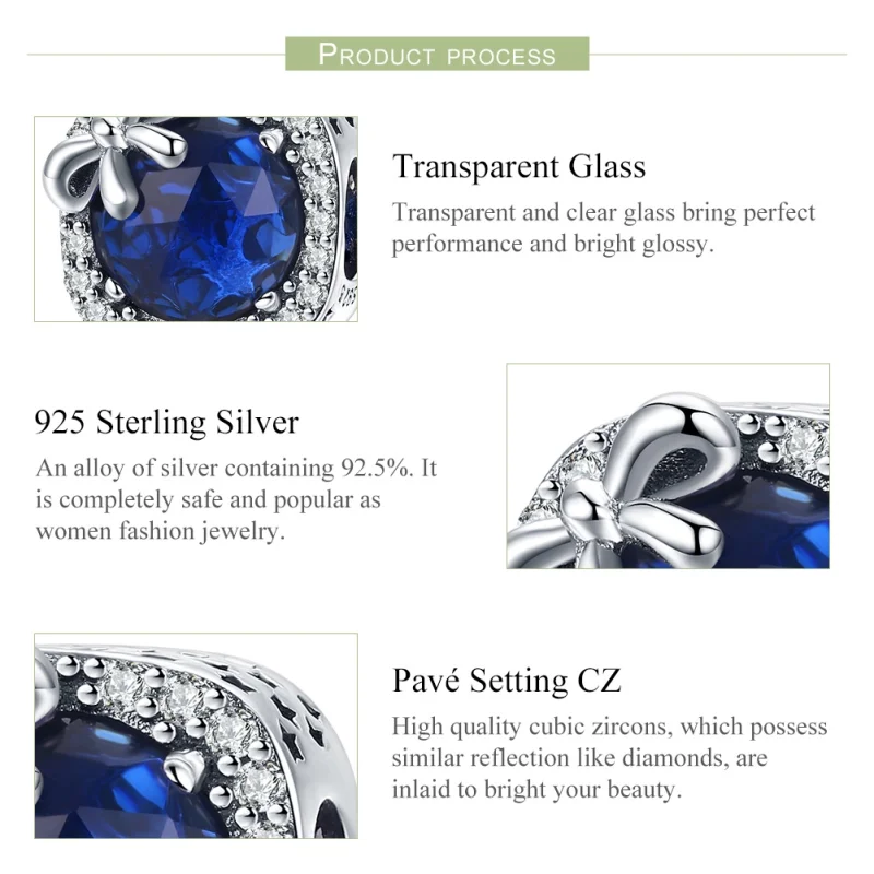 (imagem para) Charm Safira life Pandora - SCC1058 - Visualizar 6