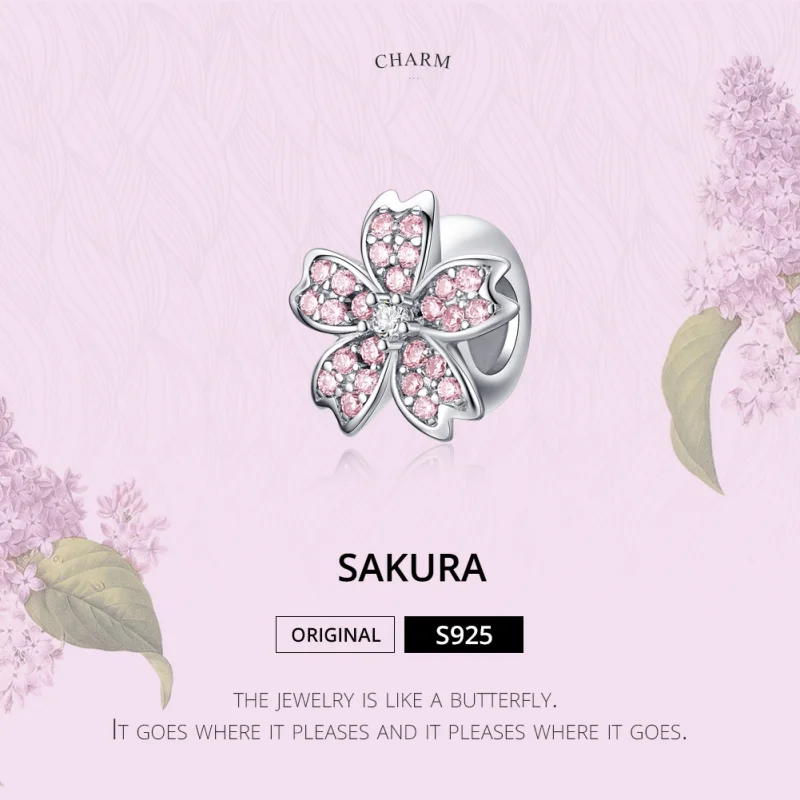(imagem para) Charm Sakura life Pandora - SCC1291 - Visualizar 4