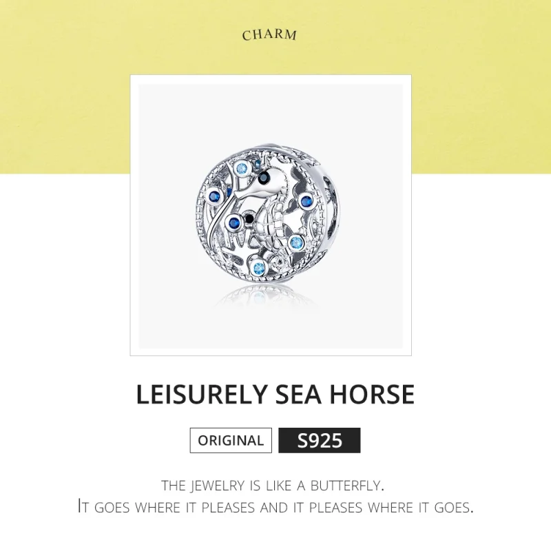 (imagem para) Charm Seahorse de lazer estilo Pandora - BSC266 - Visualizar 6