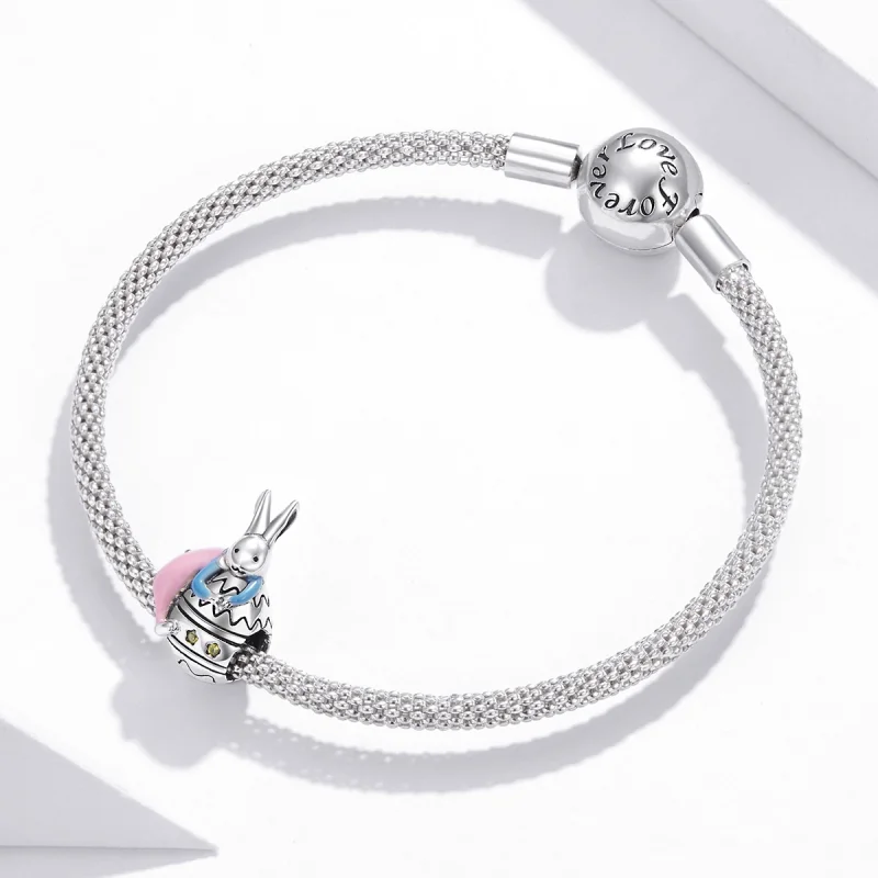 (imagem para) Charm Senhorita coelho estilo Pandora - SCC1754 - Visualizar 3