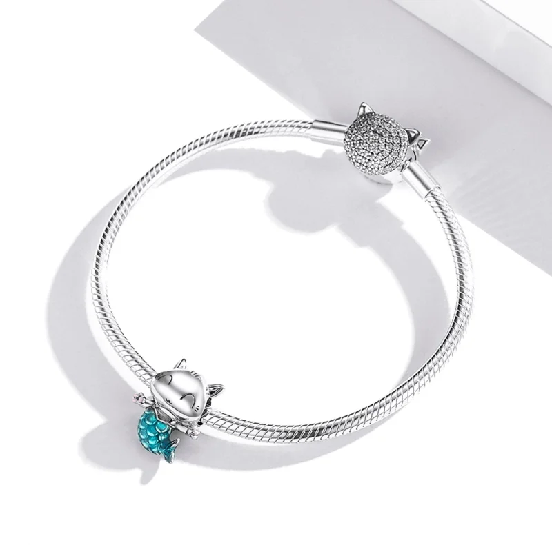 (imagem para) Charm Sereia gato life Pandora - SCC1852 - Visualizar 3