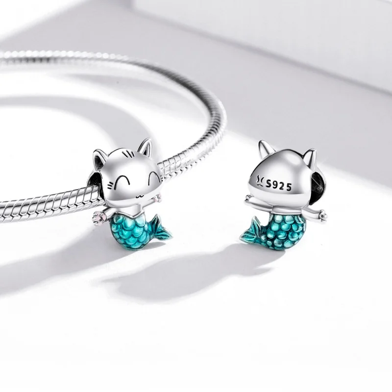 (imagem para) Charm Sereia gato life Pandora - SCC1852 - Visualizar 4
