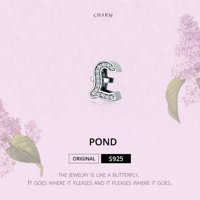 (imagem para) Charm Sinal de libra life Pandora - SCC1269 - Visualizar 3