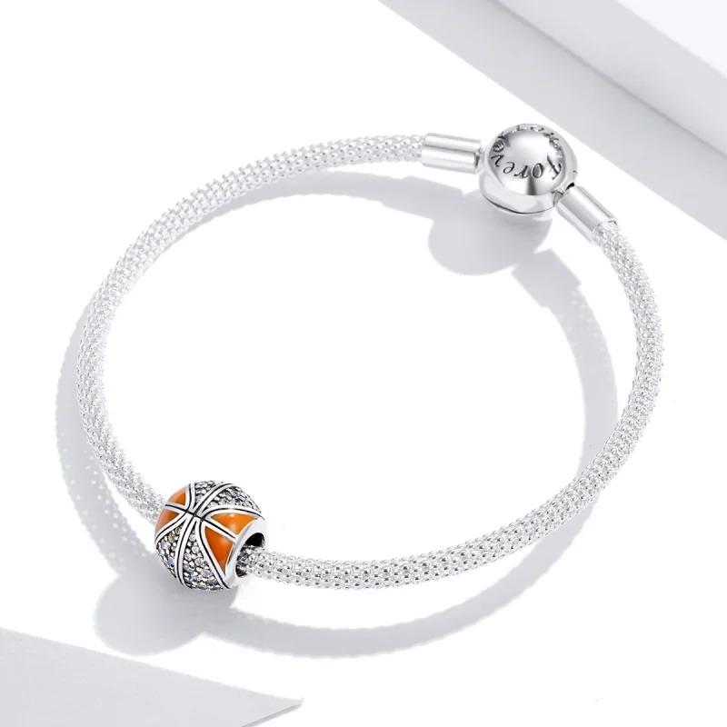 (imagem para) Charm Spirit of Basketball estilo Pandora - SCC1506 - Visualizar 4