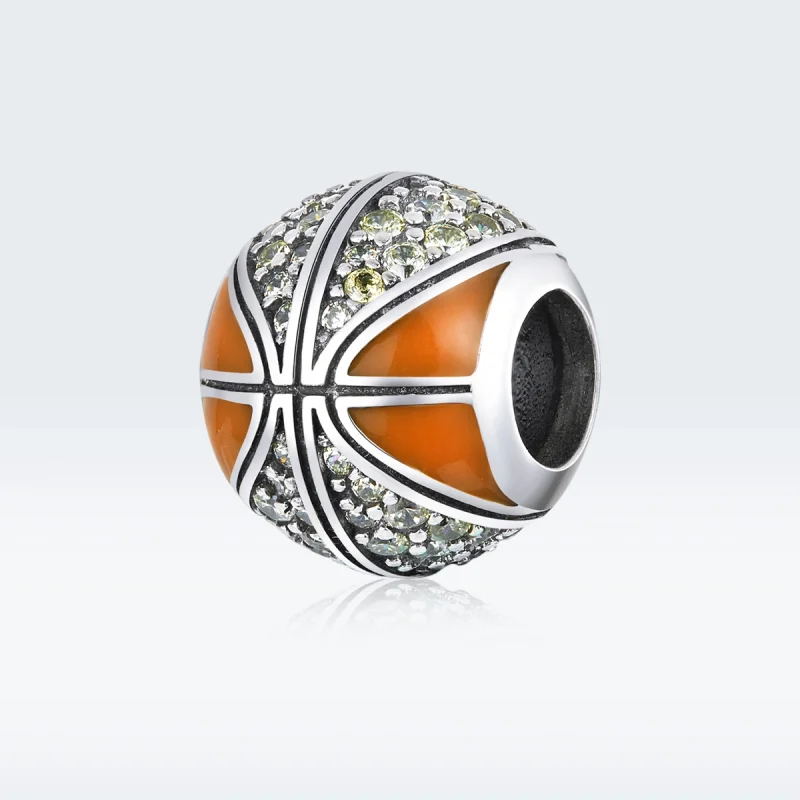 (imagem para) Charm Spirit of Basketball estilo Pandora - SCC1506 - Visualizar 5