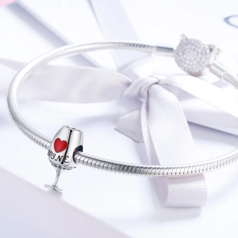 (imagem para) Charm Taça de vinho tinto estilo Pandora - SCC788 - Visualizar 4