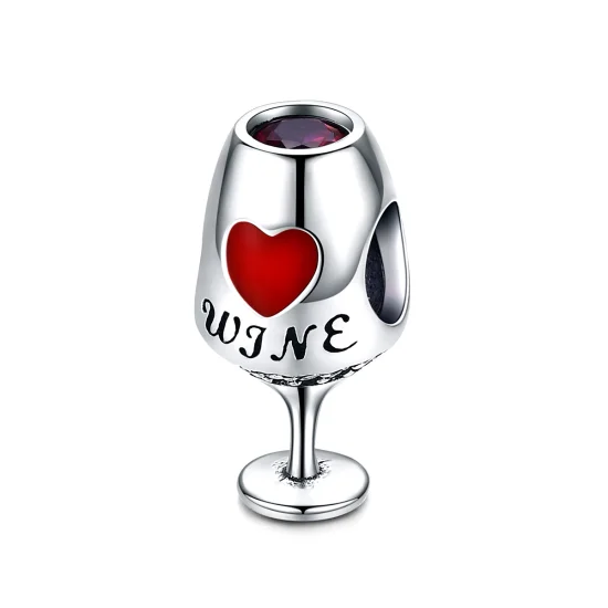 (imagem para) Charm Taça de vinho tinto estilo Pandora - SCC788