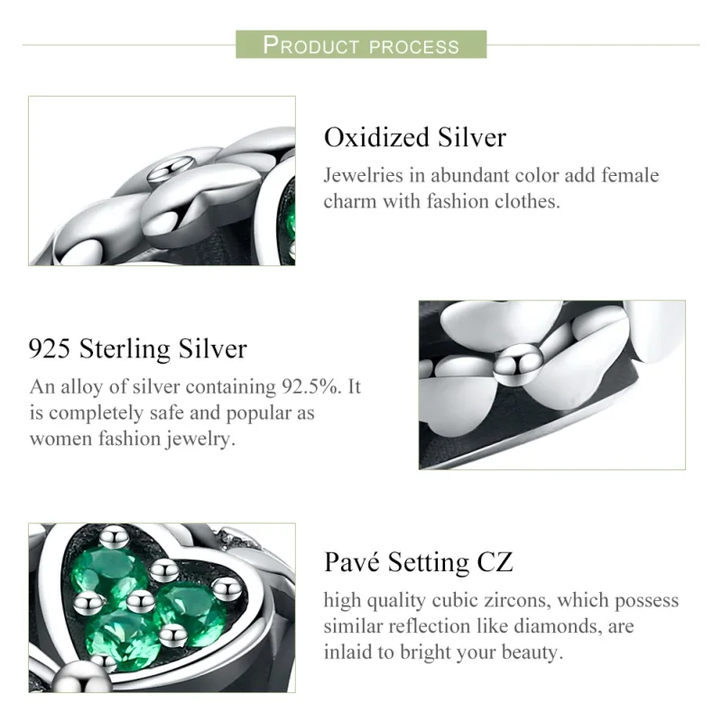 (imagem para) Charm Trevo verde life Pandora - SCC964 - Visualizar 7