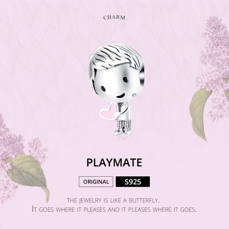 (imagem para) Charm É um menino life Pandora - SCC1334 - Visualizar 6