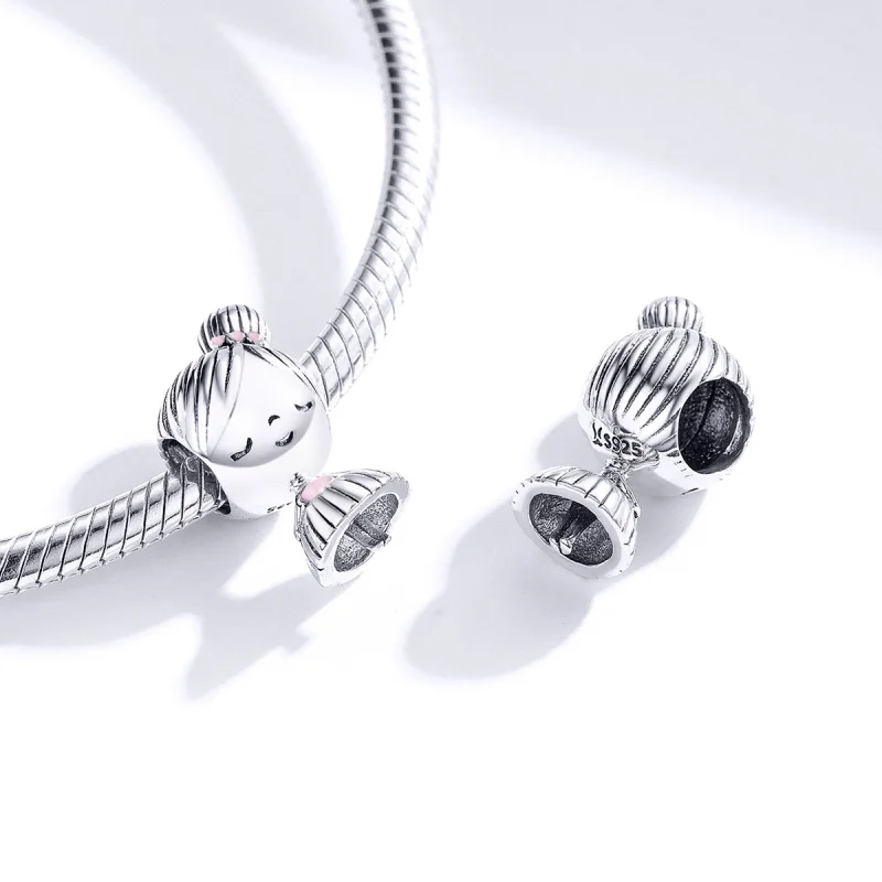 (imagem para) Charm É uma menina life Pandora - SCC1335 - Visualizar 4