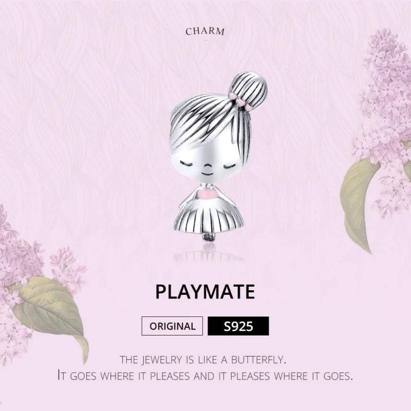 (imagem para) Charm É uma menina life Pandora - SCC1335 - Visualizar 6