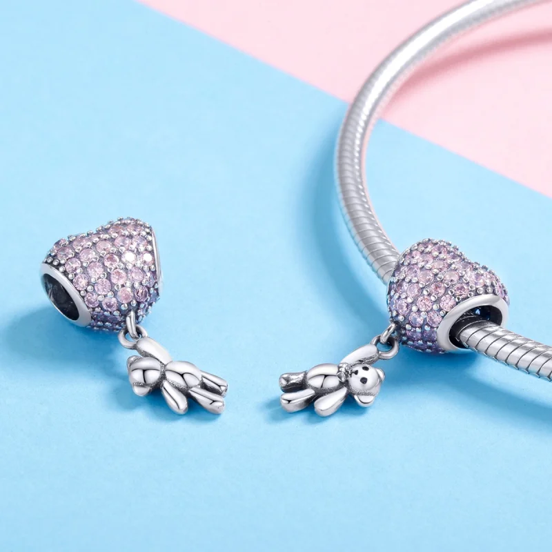 (imagem para) Charm Urso e balão life Pandora - SCC1054 - Visualizar 4