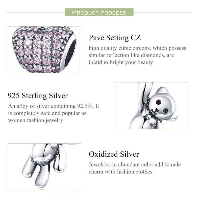 (imagem para) Charm Urso e balão life Pandora - SCC1054 - Visualizar 6