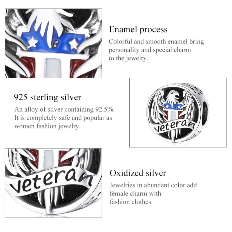 (imagem para) Charm Veterano life Pandora - SCC1885 - Visualizar 8