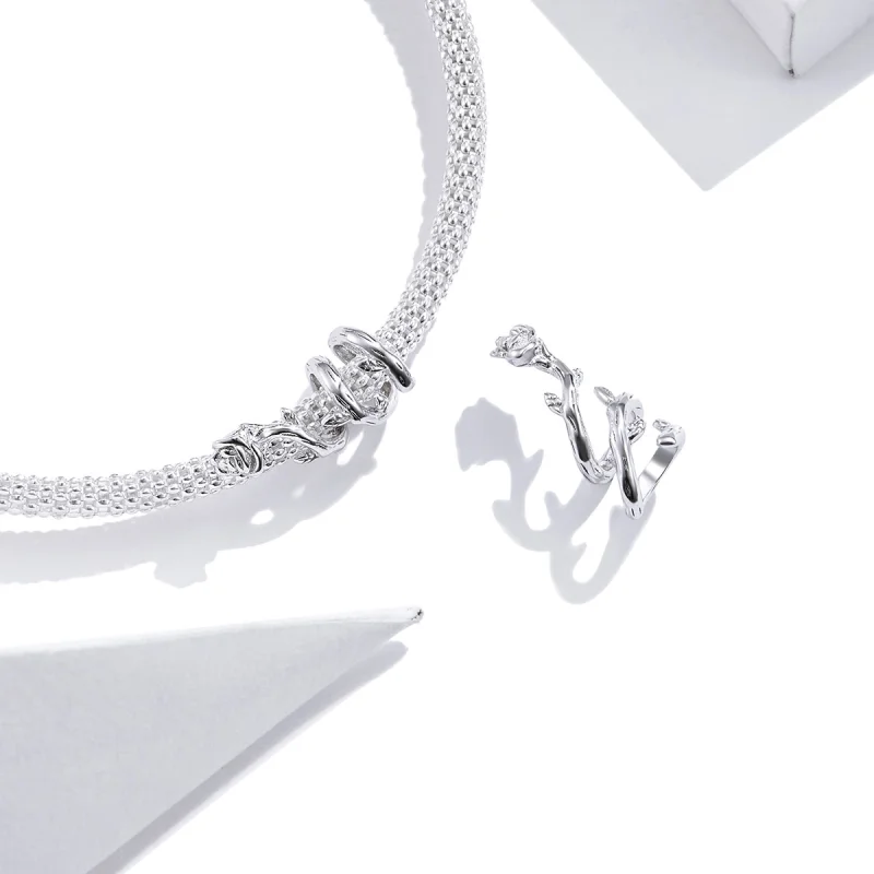 (imagem para) Charm Vinhas de Rosa life Pandora - BSC310 - Visualizar 4