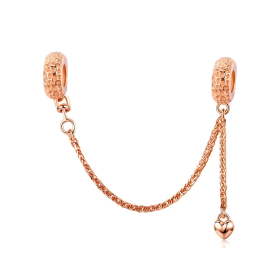 (imagem para) Corrente de Segurança pneu pequeno estilo Pandora Rose - SCC1112-C
