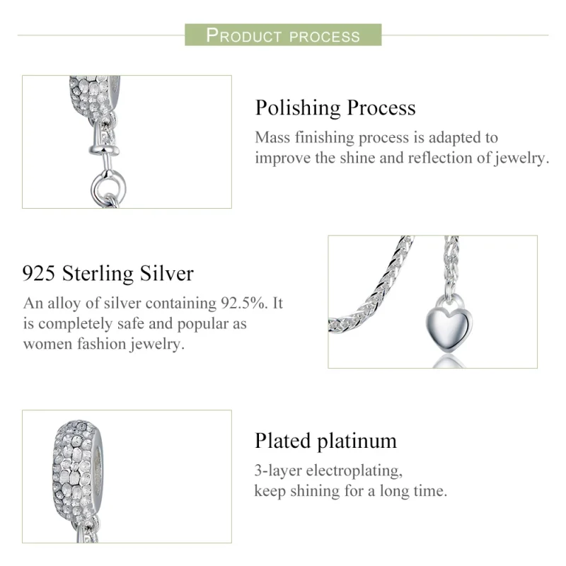 (imagem para) Corrente de Segurança Pneu pequeno estilo Pandora - SCC1112 - Visualizar 4