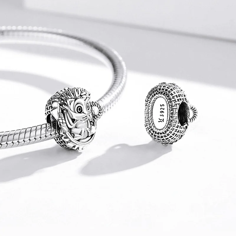 (imagem para) Pandora Style Baby Hedgehog Charm - SCC1926 - Visualizar 4