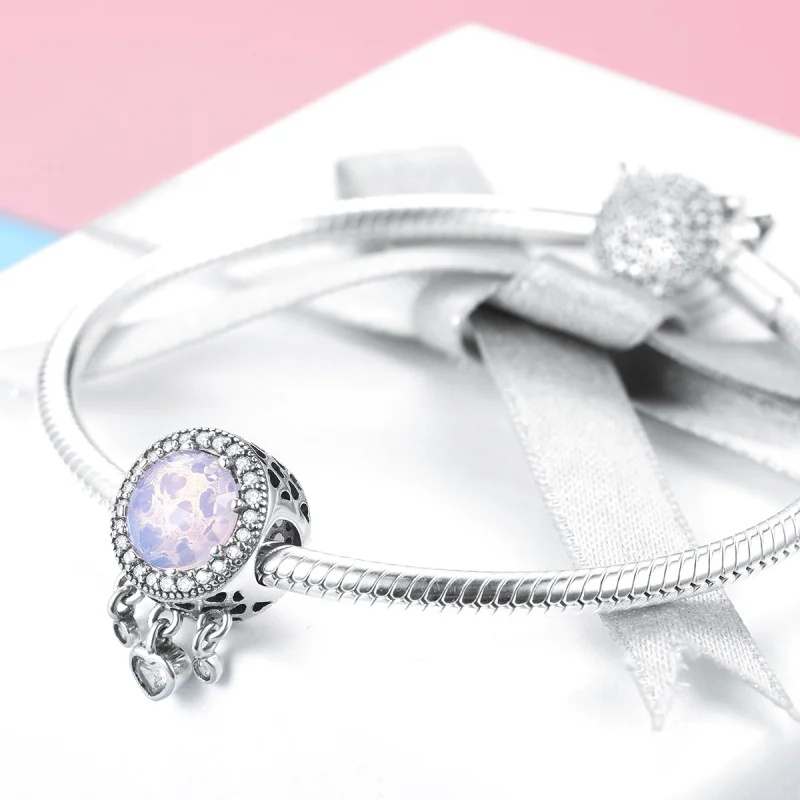 (imagem para) Pandora Style Bright Heart Charm - SCC999 - Visualizar 4