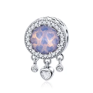 Pandora Style Bright Heart Charm - SCC999 (imagem para) Pandora Style Bright Heart Charm - SCC999