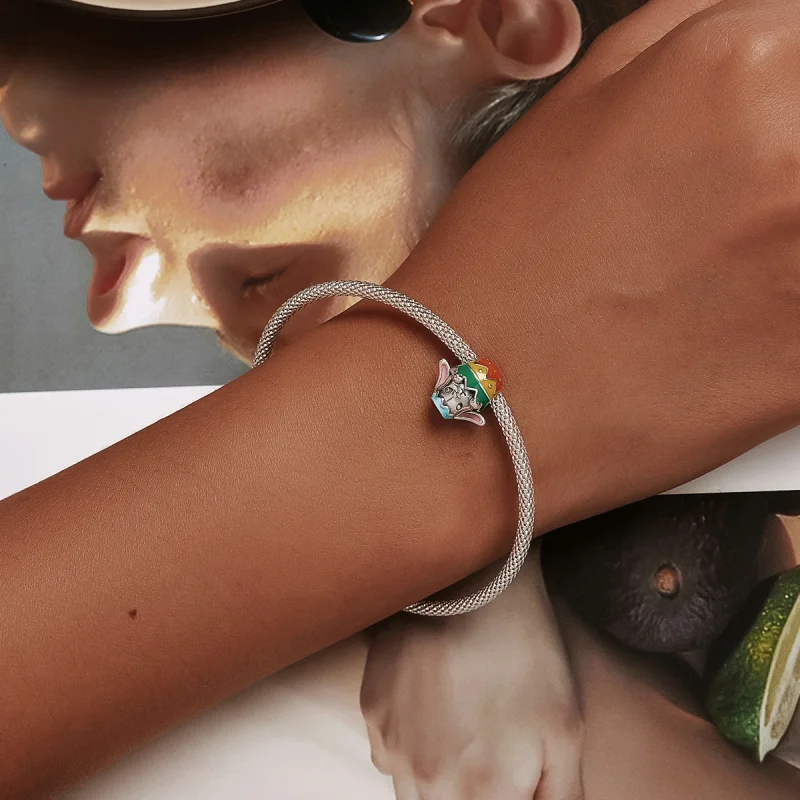 (imagem para) Pandora Style Bunny Eggs Charm - SCC2117 - Visualizar 6