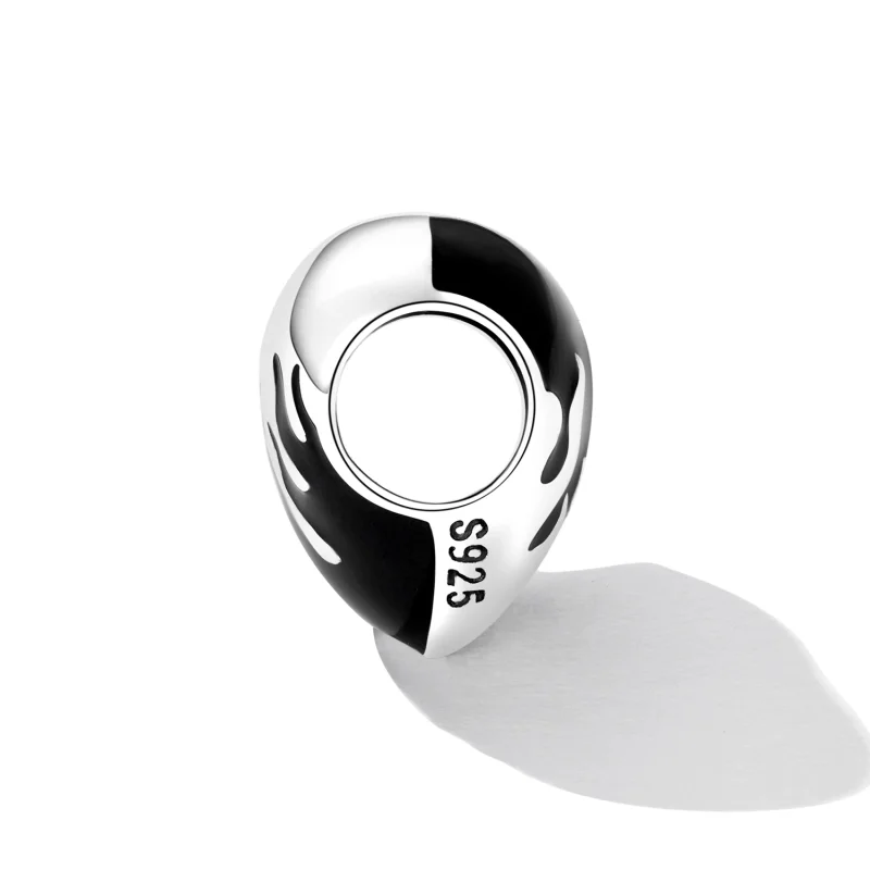 (imagem para) Pandora Style Burning Love Charm - SCC2298 - Visualizar 3