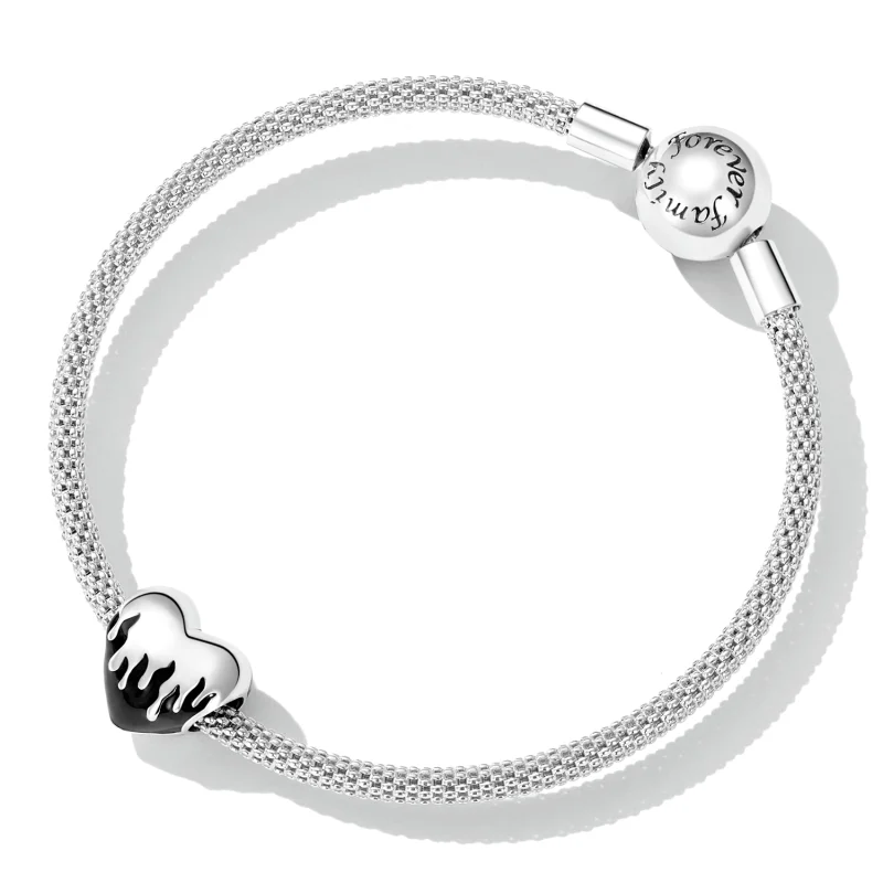 (imagem para) Pandora Style Burning Love Charm - SCC2298 - Visualizar 5