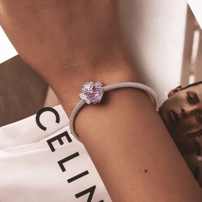 (imagem para) Pandora Style Butterflies Flying Charm - BSC552 - Visualizar 5