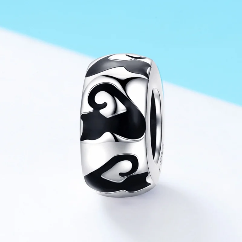 (imagem para) Pandora Style Cat Silhouette Charm - SCC825 - Visualizar 2