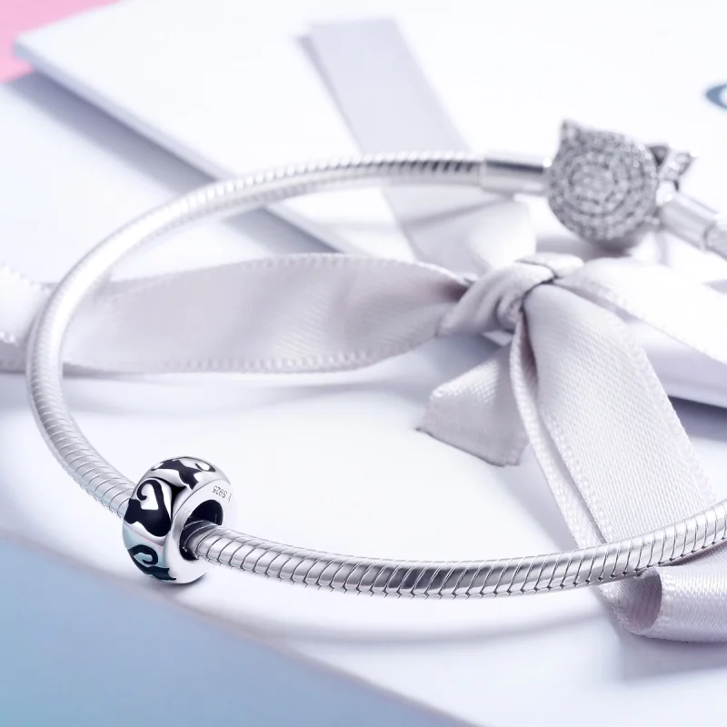 (imagem para) Pandora Style Cat Silhouette Charm - SCC825 - Visualizar 4