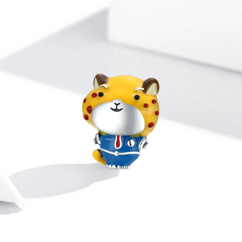 (imagem para) Pandora Style Cheetah Police Charm - SCC1962 - Visualizar 2