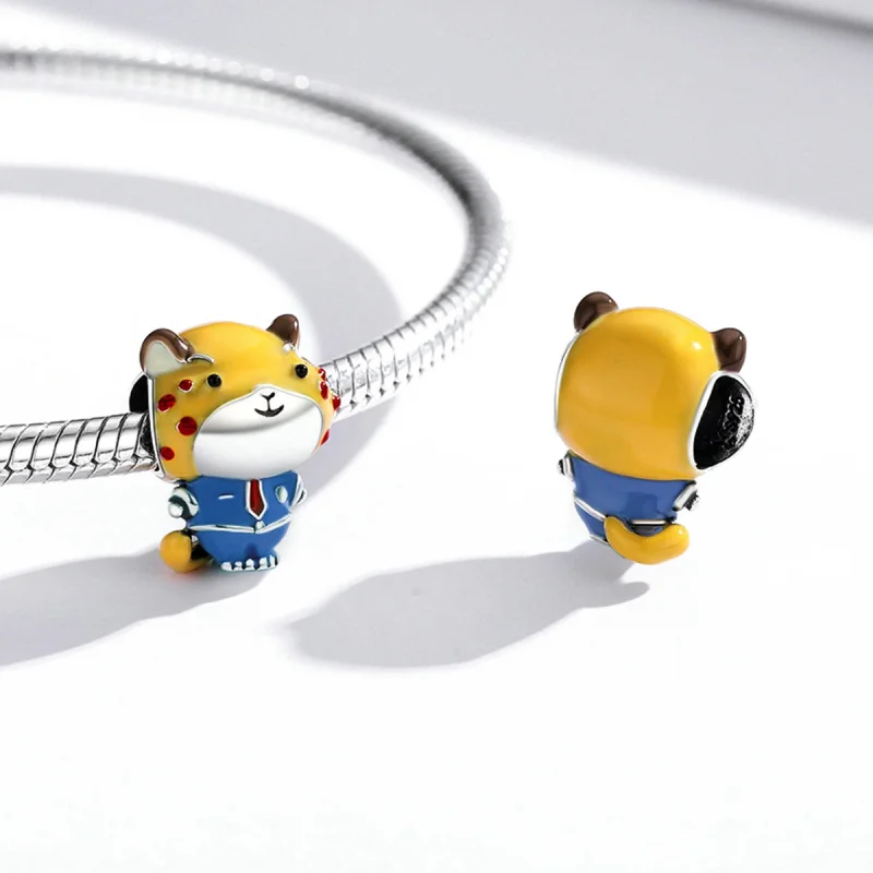 (imagem para) Pandora Style Cheetah Police Charm - SCC1962 - Visualizar 4