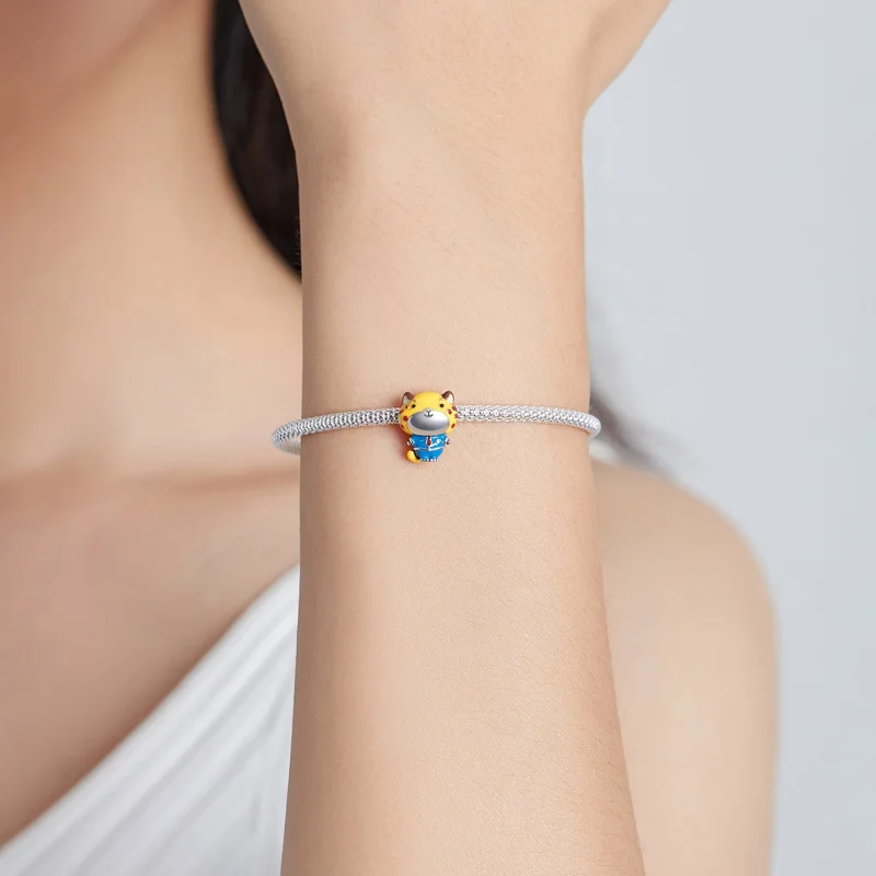 (imagem para) Pandora Style Cheetah Police Charm - SCC1962 - Visualizar 5