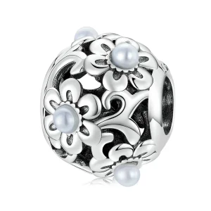 (imagem para) Pandora Style Classical Flowers Charm - SCC2182