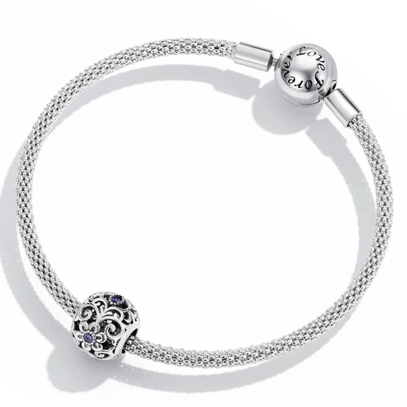 (imagem para) Pandora Style Classical Pattern Charm - SCC2183 - Visualizar 4