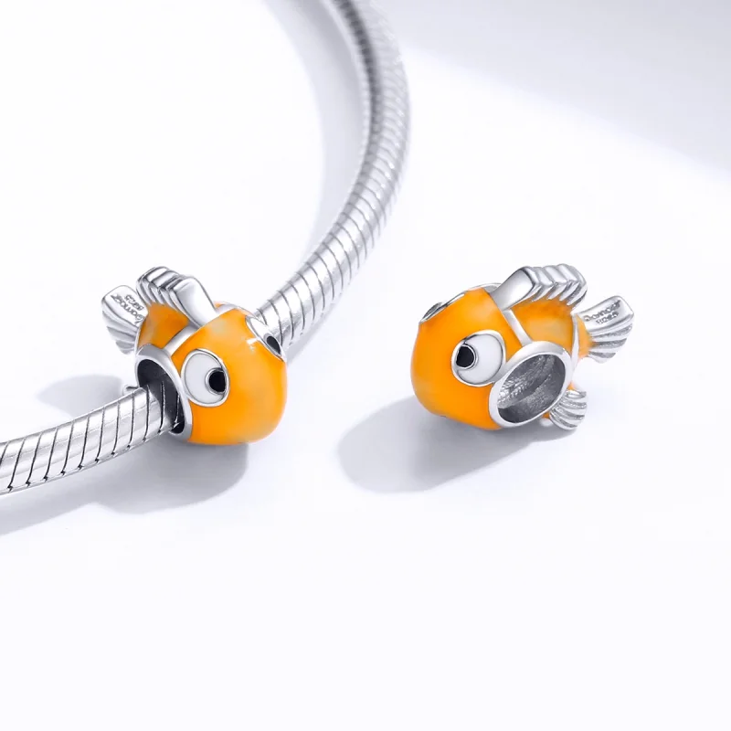 (imagem para) Pandora Style Clown Fish Charm - BSC206 - Visualizar 3