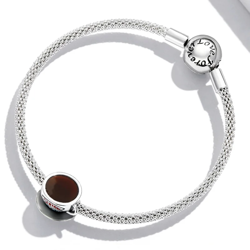 (imagem para) Pandora Style Coffee Cup Charm - SCC2164 - Visualizar 4