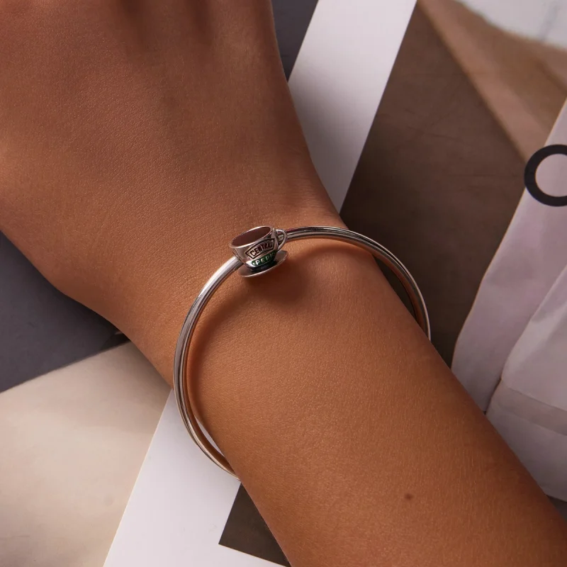 (imagem para) Pandora Style Coffee Cup Charm - SCC2164 - Visualizar 5