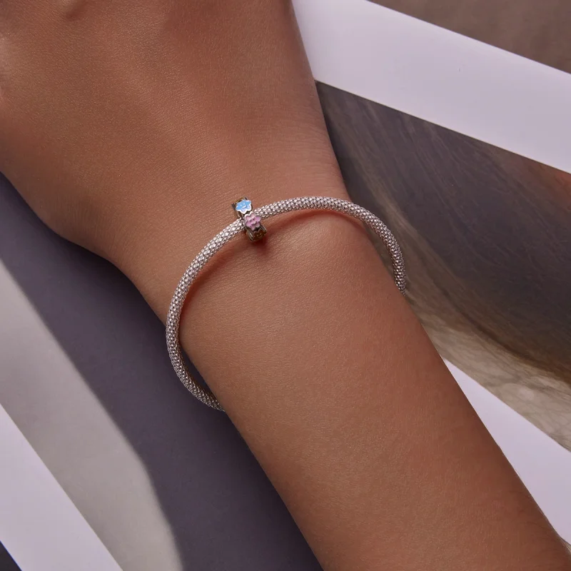 (imagem para) Pandora Style Colorful Cloud Smiley Face Charm - SCC2188 - Visualizar 5