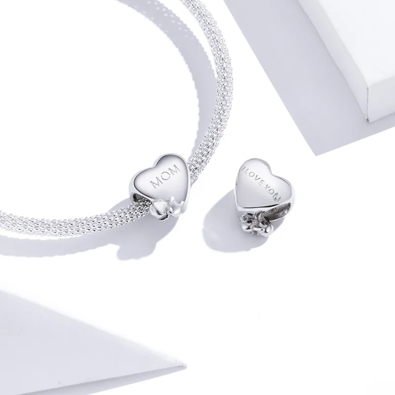 (imagem para) Pandora Style Confess to Mom Charm - BSC218 - Visualizar 3