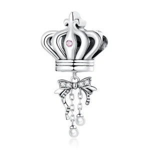 (imagem para) Pandora Style Crown Bow Charm - SCC2259