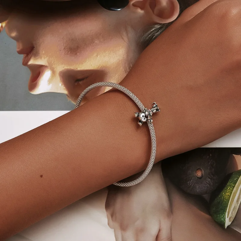 (imagem para) Pandora Style Cute Dog Charm - SCC2121 - Visualizar 6